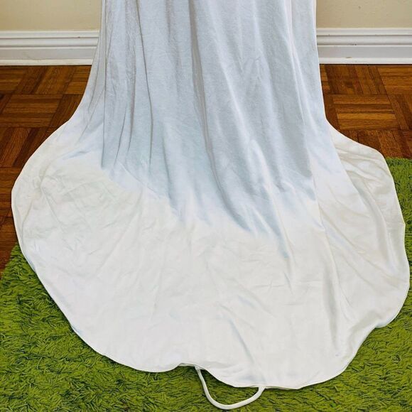 Elliatt Skylar Wedding Dress Small White Satin Cowl Neckline $220 - Picture 6 of 11